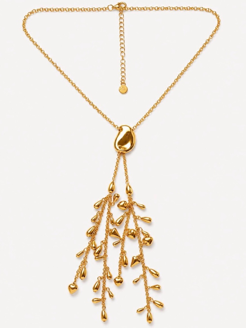 Gold Branch Dangle Statement Necklace - Women Jewelry